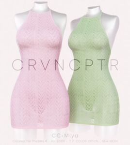 Stylish CC-Miya Dress Sims 4 CC