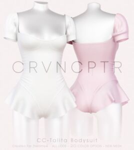 Stylish CC-Talita Bodysuit Sims 4 CC