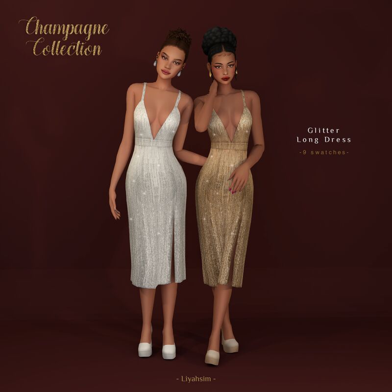 Shine with the Champagne Collection! 8 sims 4 cc champagne collection compilation 3