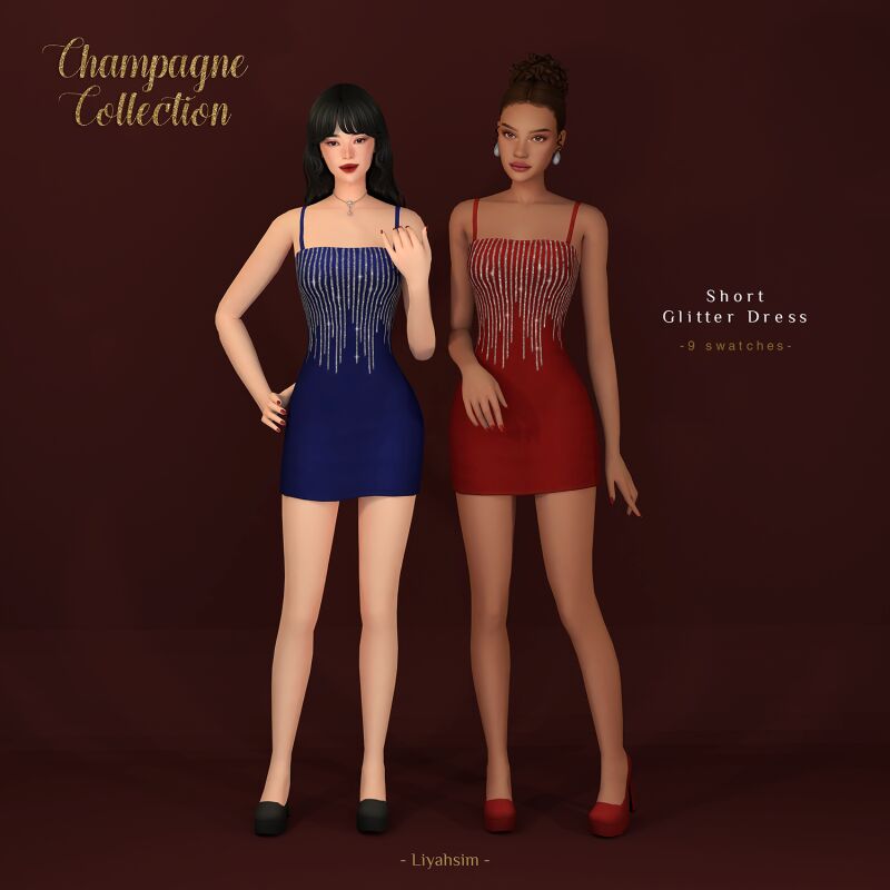 Shine with the Champagne Collection! 9 sims 4 cc champagne collection compilation 4