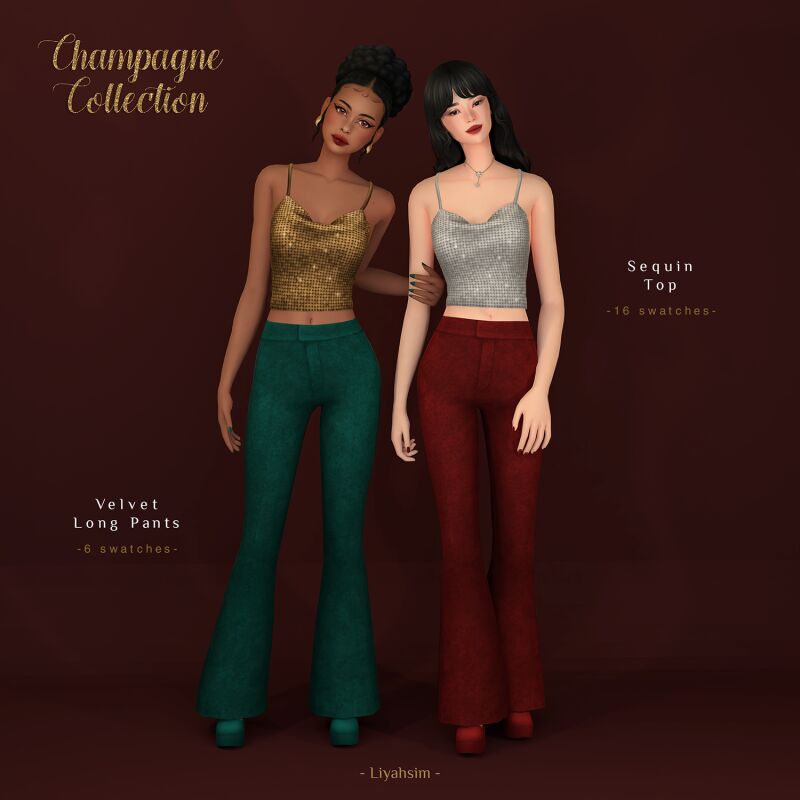 Shine with the Champagne Collection! 3 sims 4 cc champagne collection compilation 5