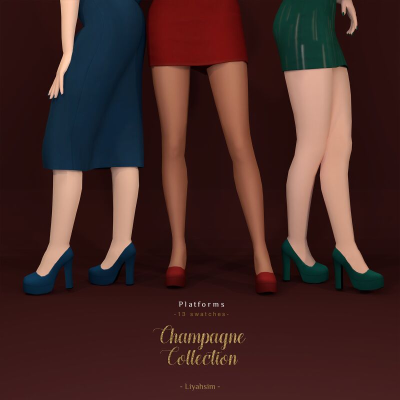 Shine with the Champagne Collection! 5 sims 4 cc champagne collection compilation 7