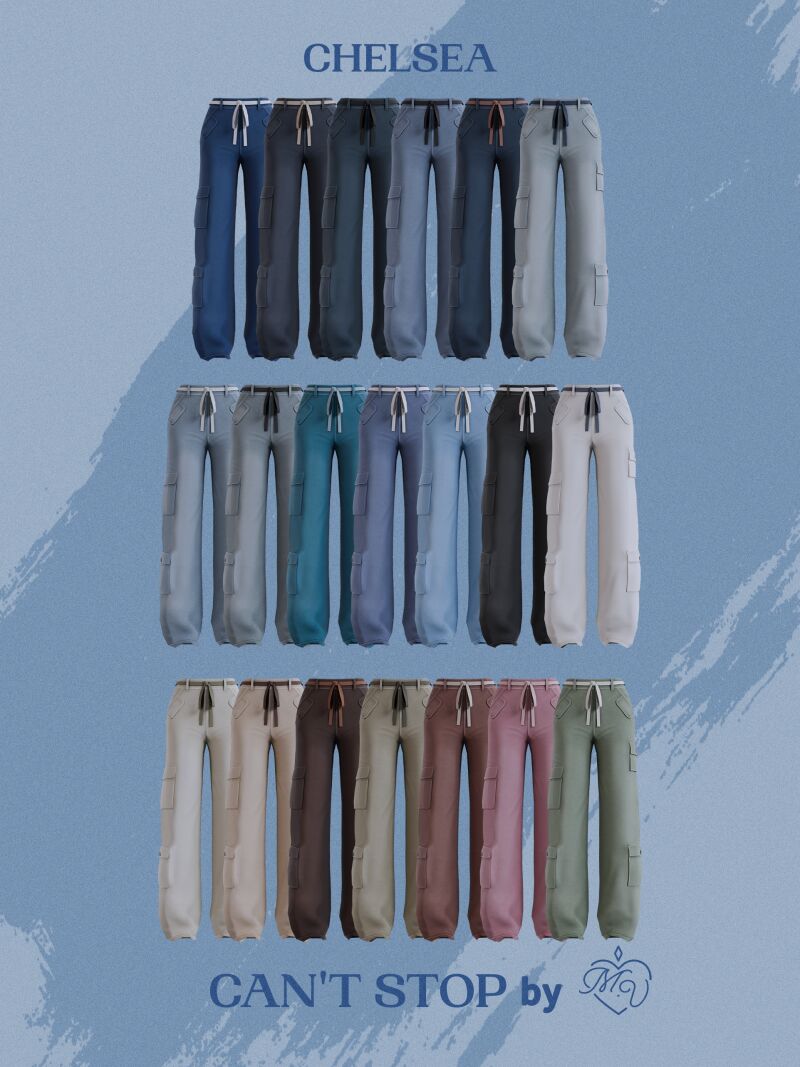 Stylish Chelsea Pants by Miss.Valentine 2 sims 4 cc chelsea pants by miss valentine 2