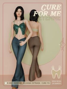 Cheyenne Top by Miss.Valentine Sims 4 CC