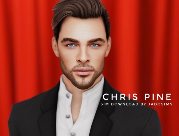 Download the Chris Pine Sim! 1 Download the Chris Pine Sim! Sims 4 CC