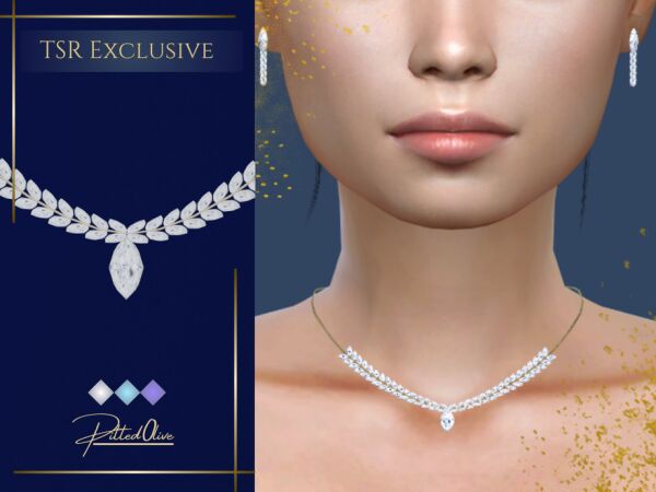 Stunning Clerance Necklace 1 Stunning Clerance Necklace Sims 4 CC