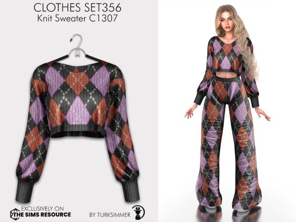 Clothes SET356 1 Clothes SET356 Sims 4 CC
