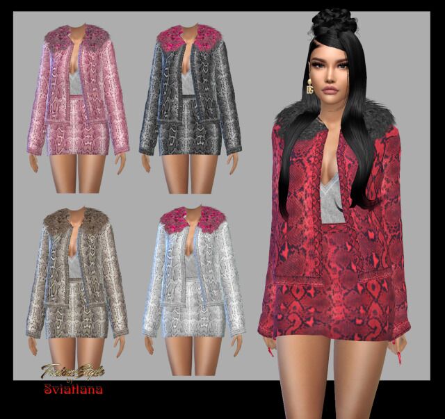 Stylish Clothing Set by Fusionstyle 1 Stylish Clothing Set by Fusionstyle Sims 4 CC