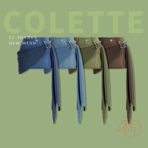 Colette Skirt by Miss.Valentine Sims 4 CC