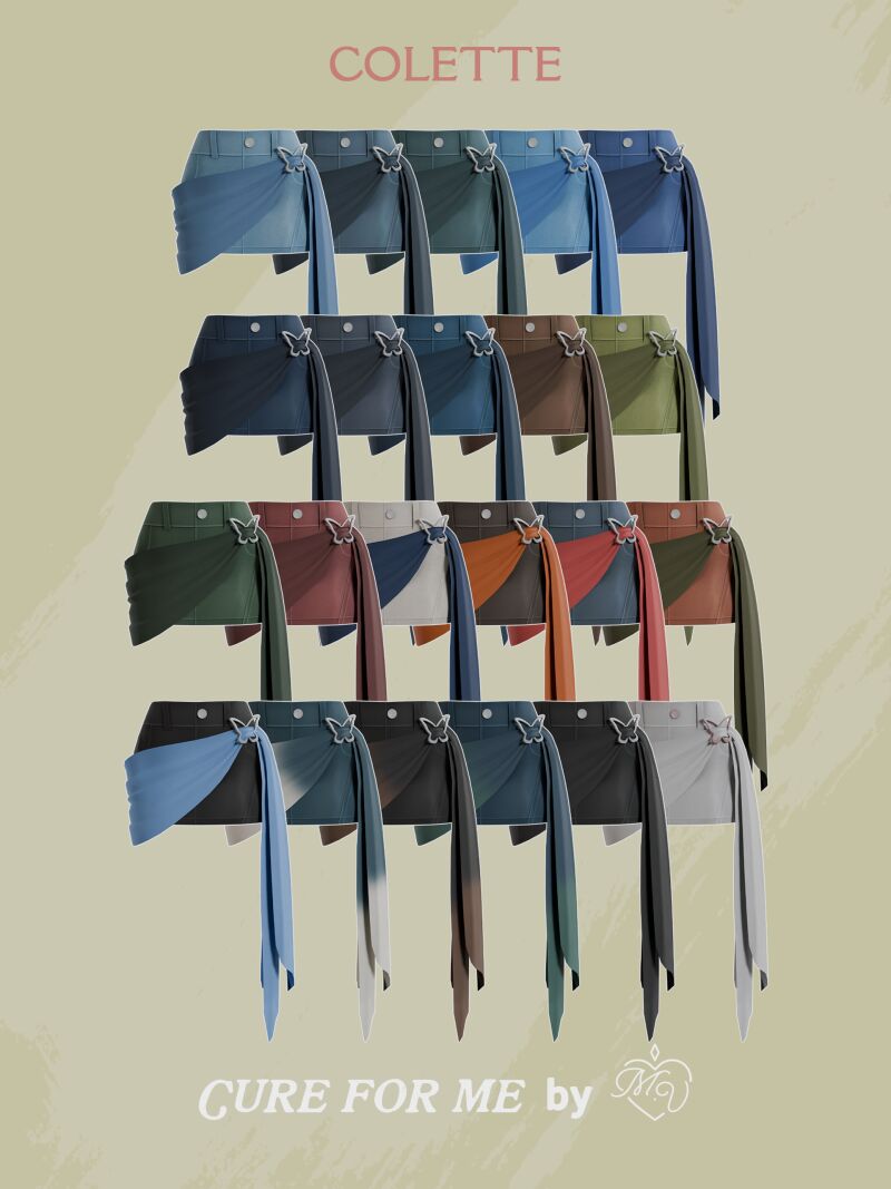 Colette Skirt by Miss.Valentine 2 sims 4 cc colette skirt by miss valentine 2