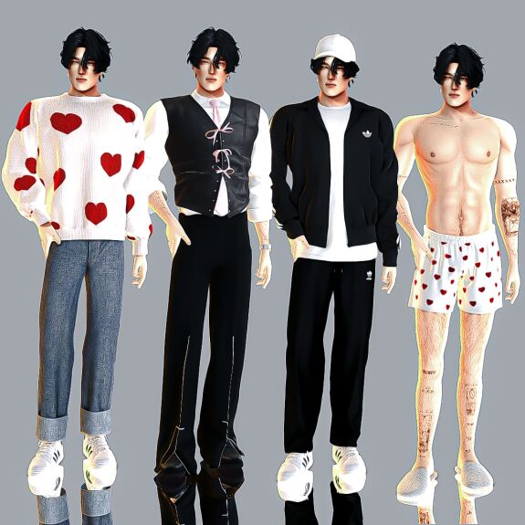 Espryana x Dorati Collaboration 3 sims 4 cc collab espryana x dorati 3