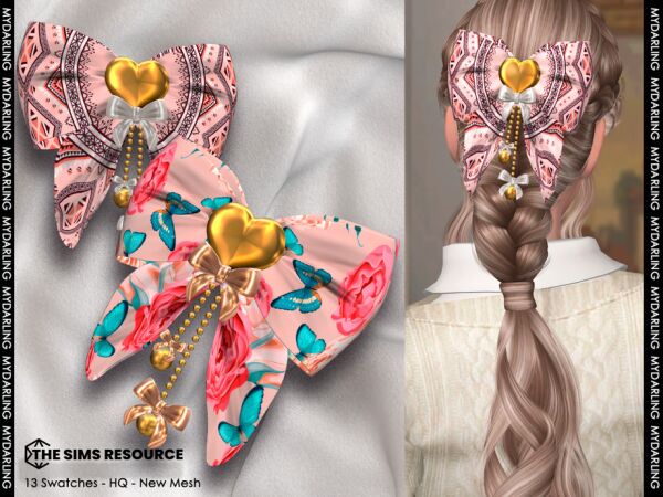 Coquette Style Adult BOW By Mydarling20 Sims 4 CC