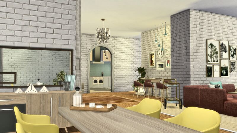 Cremma Villa - Modern Residential Design 3 sims 4 cc cremma villa by syloesy 5