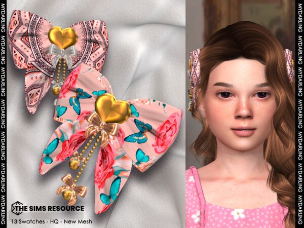 Cute Child Bow NA345 by Mydarling20 1 Cute Child Bow NA345 by Mydarling20 Sims 4 CC