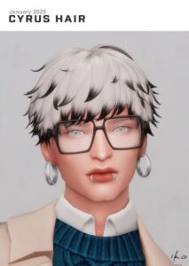 Cyrus Hair by Ikosims Sims 4 CC