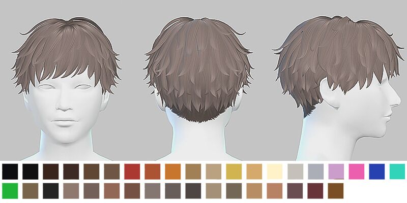 Cyrus Hair by Ikosims 2 sims 4 cc cyrus hair by ikosims 2