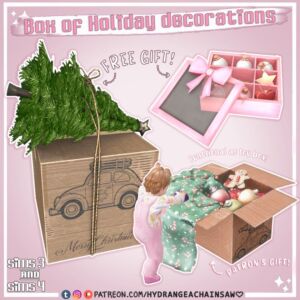 🎁 Day 1 Advent Calendar Gift Sims 4 CC