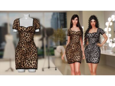 Debbie Dress – Wisteriasims Sims 4 CC