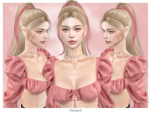 Decent Hairstyle by Javasims 1 Decent Hairstyle by Javasims Sims 4 CC