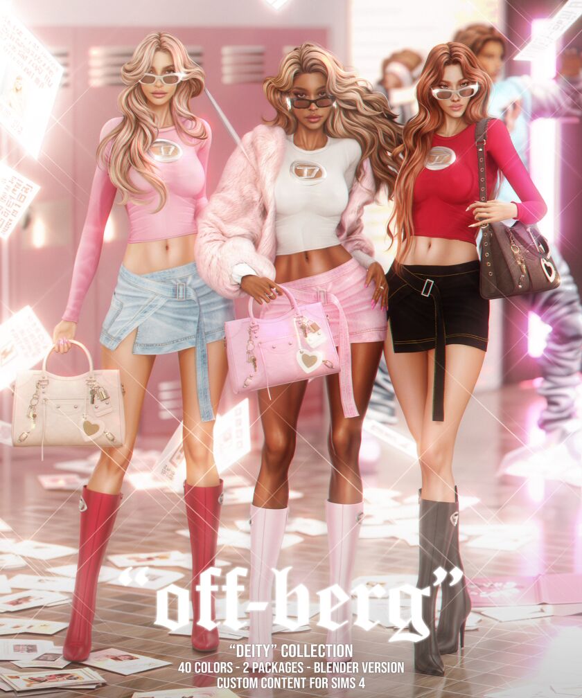 Deity Collection Featuring Bergdorfverse Sims 4 CC