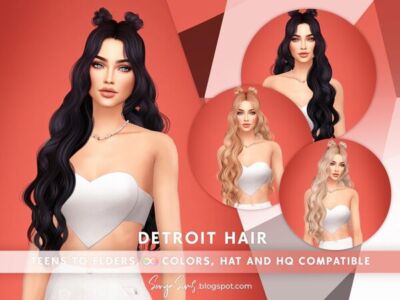 Detroit Hair Sims 4 CC