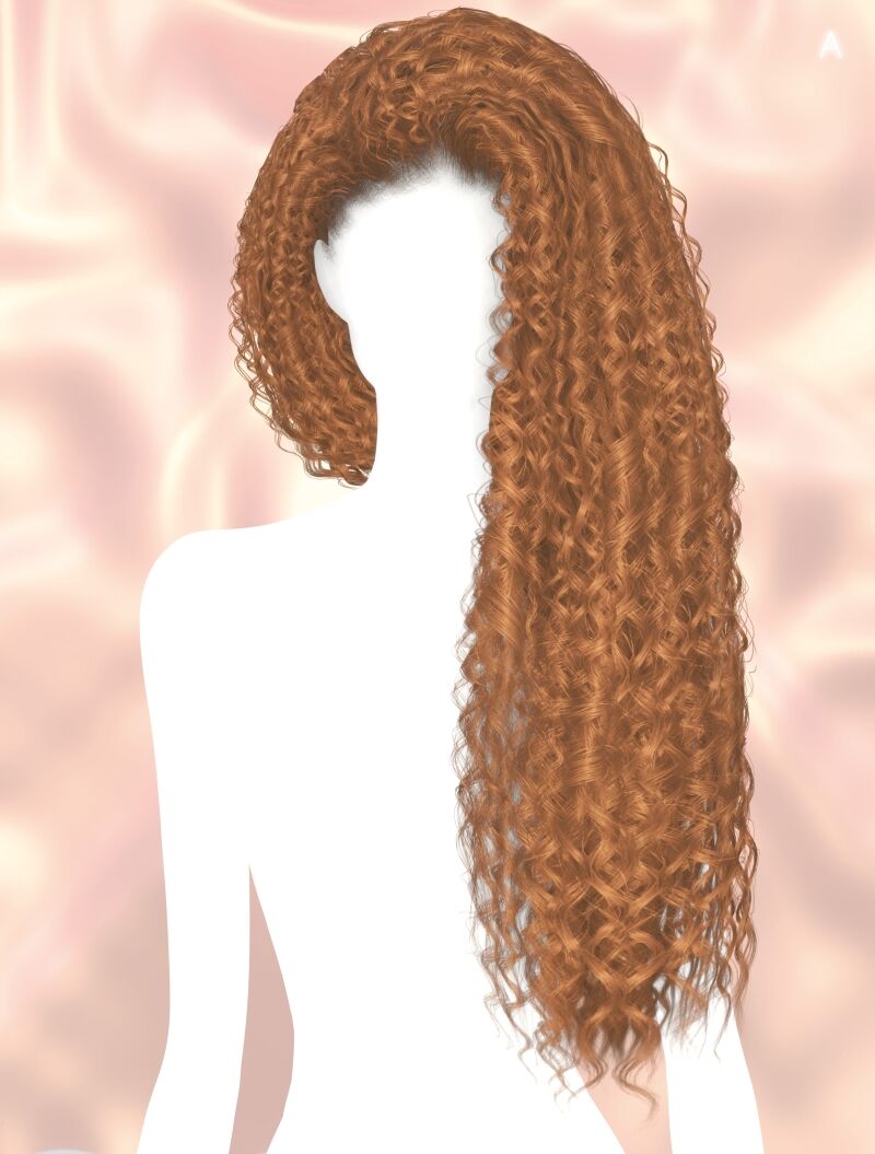 sims 4 cc divine hairstyle 2