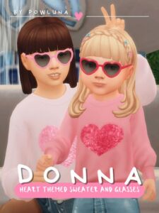Donna Set by Powluna Sims 4 CC