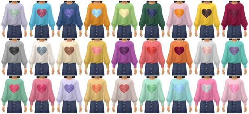 Donna Set by Powluna 3 sims 4 cc donna set by powluna 3