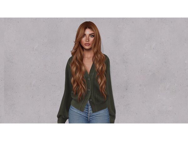 Doux - Parita Hairstyle 1 Doux – Parita Hairstyle Sims 4 CC