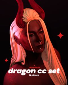 Dragon CC Set for Sims Enthusiasts Sims 4 CC
