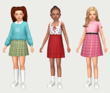 Dress Conversions by Casteru Sims 4 CC