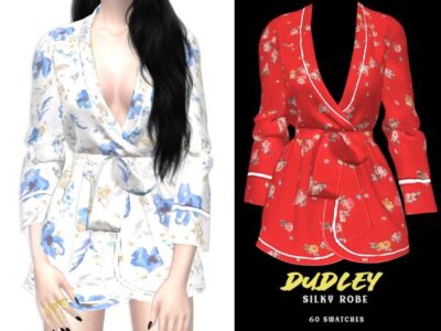 Dudley Silky Robe Sims 4 CC