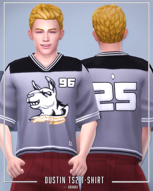 Dustin TS2 T-Shirt - A Gift for The Sims 25th Anniversary 1 Dustin TS2 T-Shirt – A Gift for The Sims 25th Anniversary Sims 4 CC