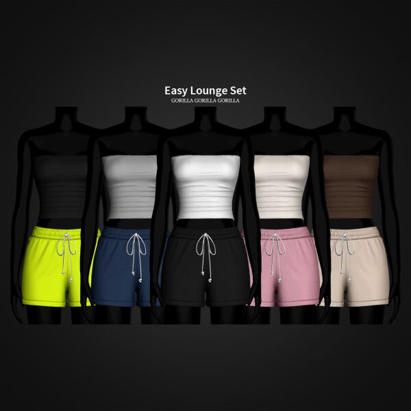 Chic Easy Lounge Set by Gorillax3 1 Chic Easy Lounge Set by Gorillax3 Sims 4 CC