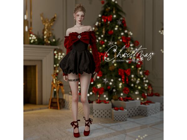 2024 X-Mas Accessory Set by EggSims 3 sims 4 cc eggsims 2024 x mas acc set 3