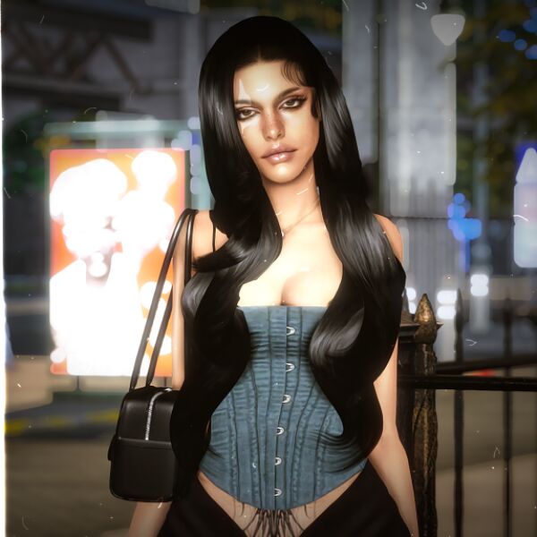 Eleanor: A Stunning Female Model 1 Eleanor: A Stunning Female Model Sims 4 CC
