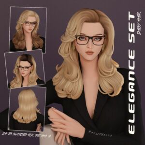 Elegance SET – Daisy By Daylifesims Sims 4 CC