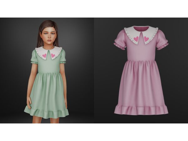 Elenor Dress By Talarian 1 Elenor Dress By Talarian Sims 4 CC