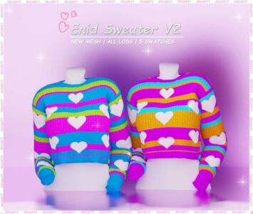 Enid Sweater Inspiration Sims 4 CC