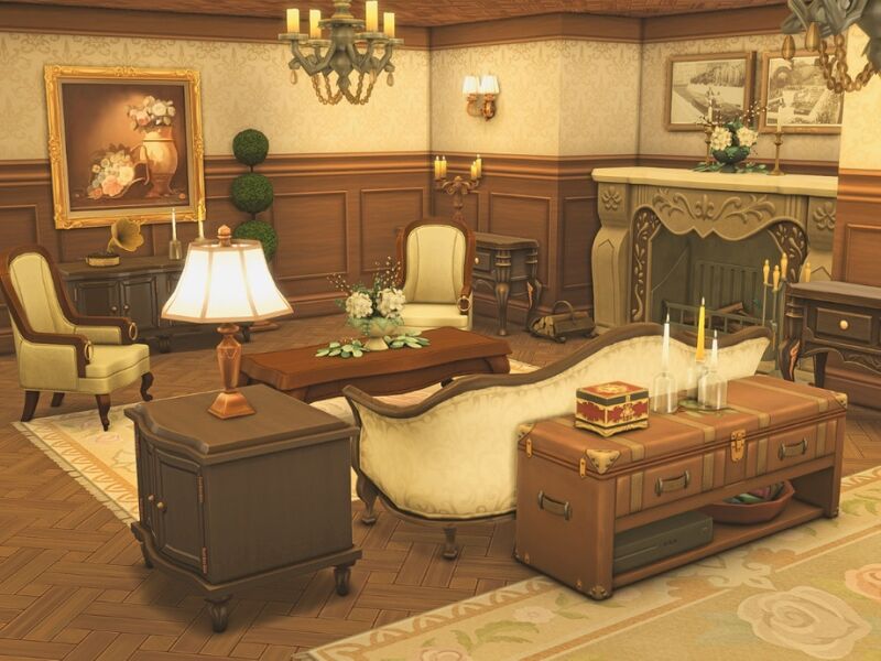 Explore E&R Gilmore's Mansion 7 sims 4 cc es mansion 2