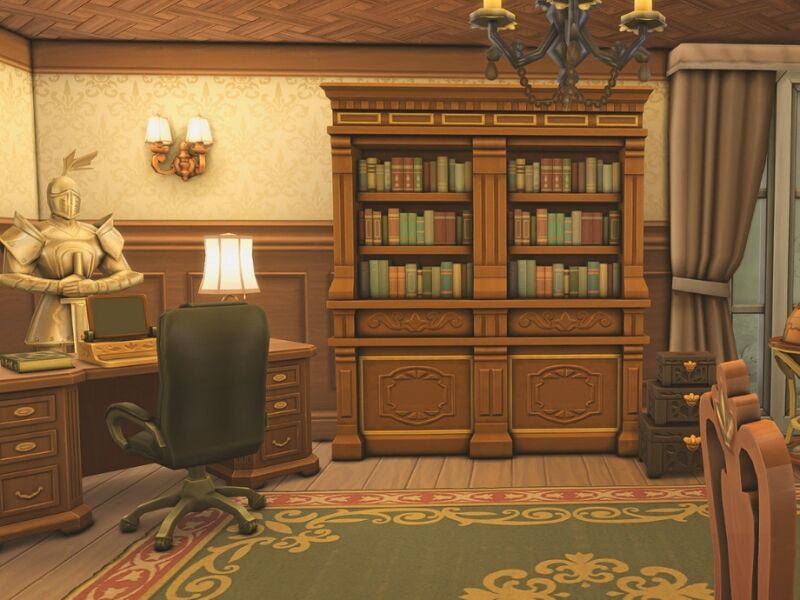 Explore E&R Gilmore's Mansion 2 sims 4 cc es mansion 6