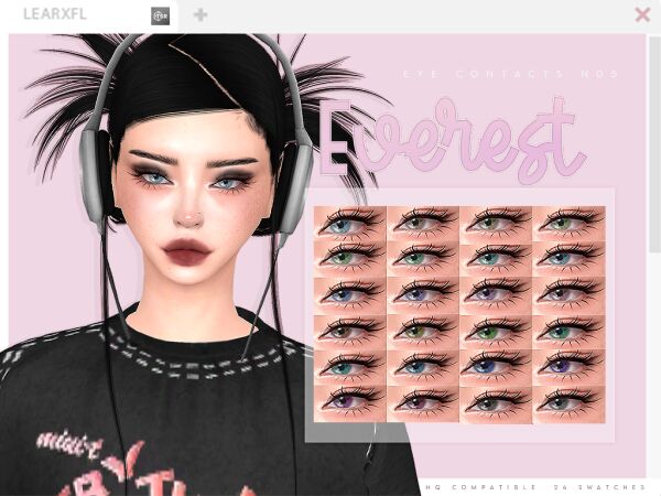 Everest Eye Contacts by Learxfl 1 Everest Eye Contacts by Learxfl Sims 4 CC