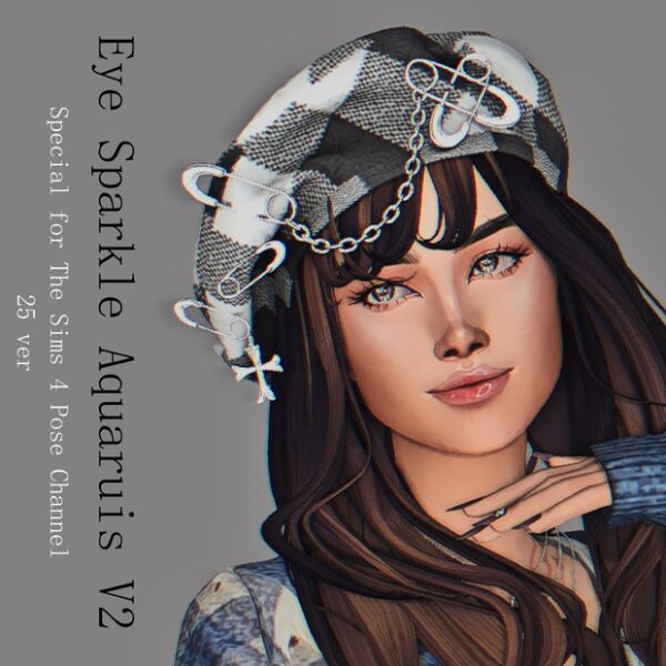 EYE Sparkle “Aquarius” Version 2 By Jarride Sims 4 CC
