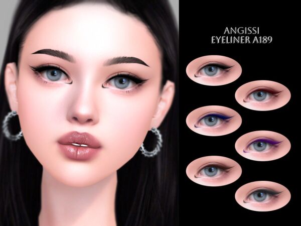 Eyeliner A189 - Stunning New Addition! 1 Eyeliner A189 – Stunning New Addition! Sims 4 CC
