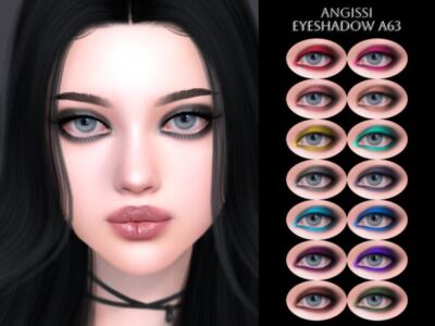 Stunning Eyeshadow A63 by Angissi Sims 4 CC