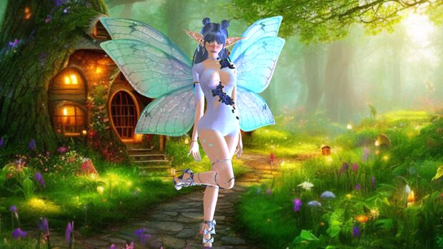 sims 4 cc fairy by simmierena 3