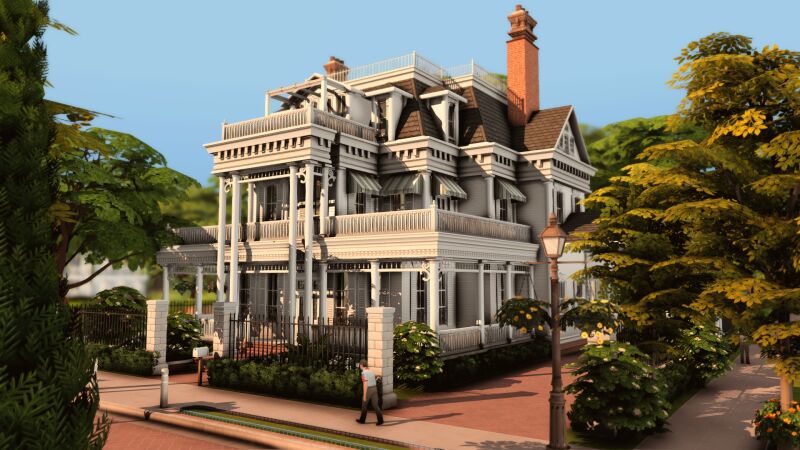 Explore a Stunning New Orleans Family House 4 sims 4 cc family house new orleans traditional by plumbobkingdom 2