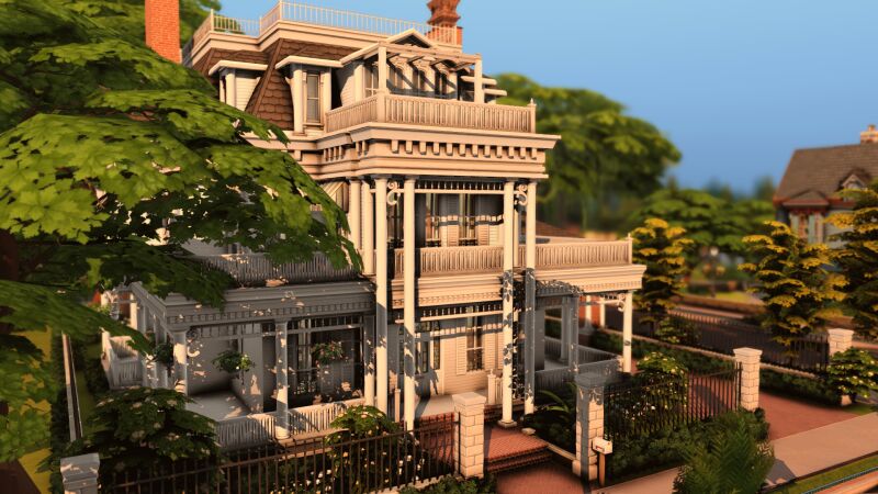 Explore a Stunning New Orleans Family House 5 sims 4 cc family house new orleans traditional by plumbobkingdom 3