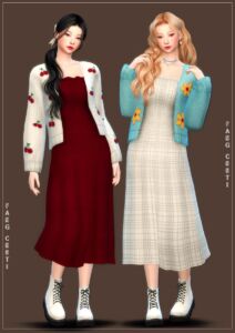 Dress Your Sims in Winter Aespa Style! Sims 4 CC