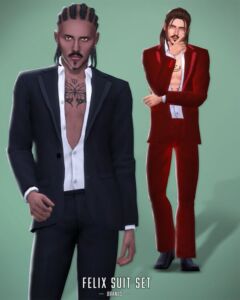 💖 Felix Suit [Valentine’s Day Gift] 💖 Sims 4 CC